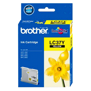 Genuine Brother LC37Y Ink Cartridge - Yellow