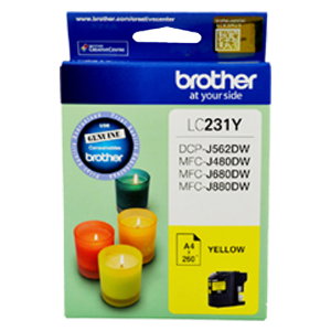 Genuine Brother LC231Y Ink Cartridge - Yellow
