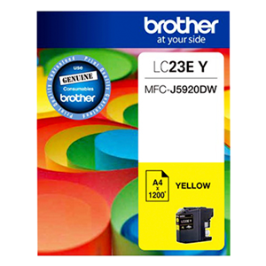 Genuine Brother LC23EY Yellow Ink Cartridge