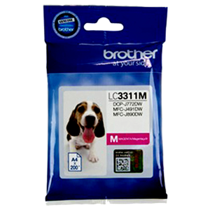 Genuine LC3311M Brother Magenta Ink Cartridge