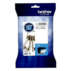 Genuine LC3333C Brother Cyan Super High Yield Ink Cartridge