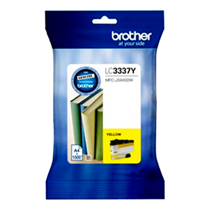 Genuine LC3337Y Brother Yellow High Yield Ink Cartridge
