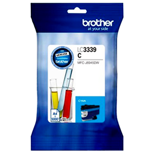 Genuine LC3339XLC Brother Cyan Ink Cartridge
