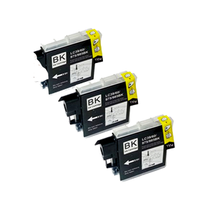Premium Compatible LC39BK Black Ink Cartridge Triple Pack - IBLC39BK3