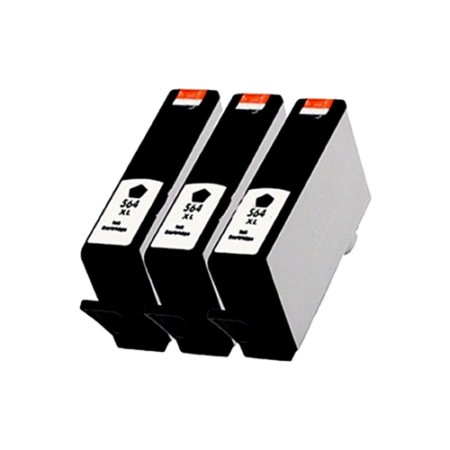 564XL Compatible High Capacity HP Black Triple Pack