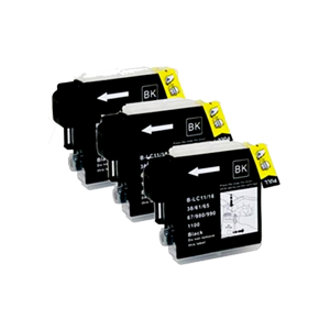 Premium Compatible LC67 / LC38BK Black Triple Pack - IB3867B3PK