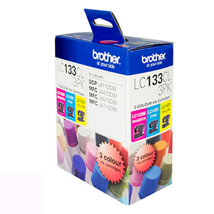 Genuine Brother LC133CL3PK Colour Ink Cartridge 3 Pack