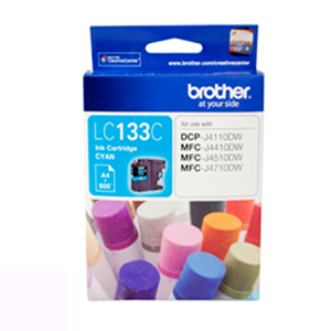 Genuine Brother LC133C Ink Cartridge - Cyan