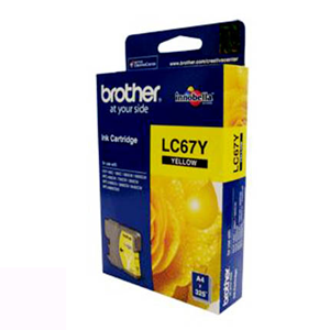 Genuine Brother LC67Y Ink Cartridge - Yellow