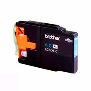 Genuine Brother LC77XLC Ink Cartridge - Cyan 1200 Pages
