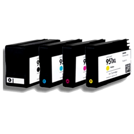 950XL Compatible HP Ink Set of 4 (BkCMY)