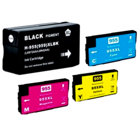 959XL 955XL Compatible Ink Set of 4 (BkCMY)