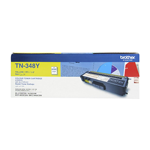 Brother Genuine TN348Y High Yield Yellow Toner