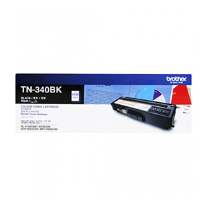 Brother Genuine TN340BK Black Toner Cartridge 2500 Pages