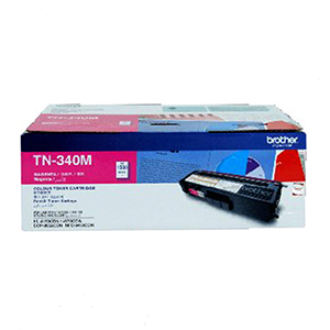 Brother Genuine TN340M Magenta Toner Cartridge 1500 Pages