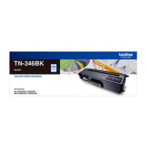 Brother Genuine TN346BK High Yield Black Toner