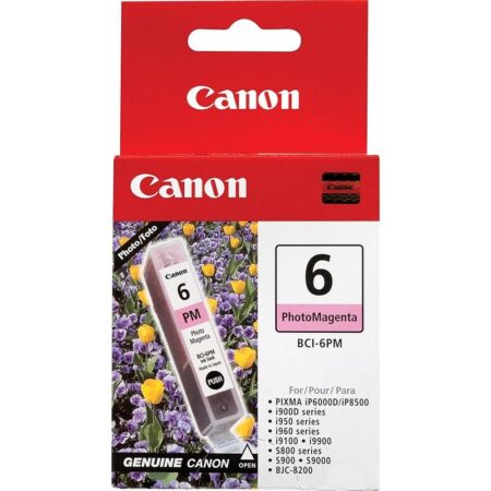 Canon Genuine BCI6PM Magenta Photo Ink Tank