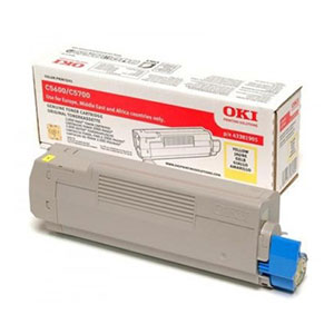 Oki Compatible C5600/C5700 Yellow Toner
