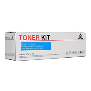 Oki Compatible C5800/C5900 Cyan Toner