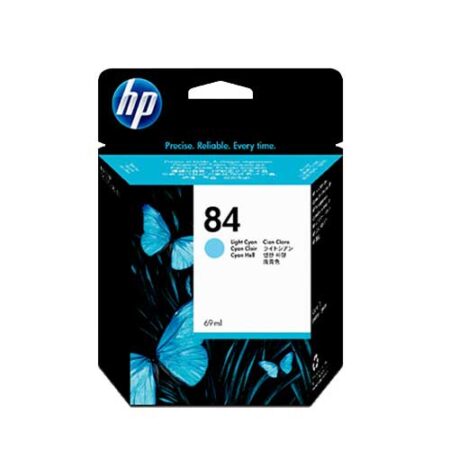 HP Genuine 84 Light Cyan Ink Cartridge- HPC5017A
