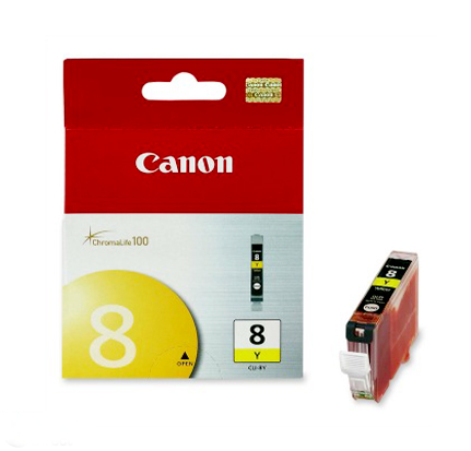 Genuine CLI-8Y Canon ChromaLife 100 Yellow Ink