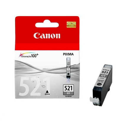 Genuine Canon CLI521GY Grey Ink Cartridge