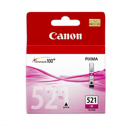 Genuine Canon CLI521M Magenta Ink Cartridge