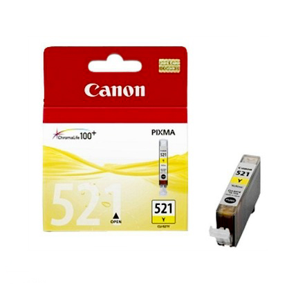 Genuine Canon CLI521Y Yellow Ink Cartridge