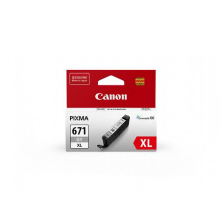 Canon Genuine CLI671XLGY Hi Capacity Grey Ink