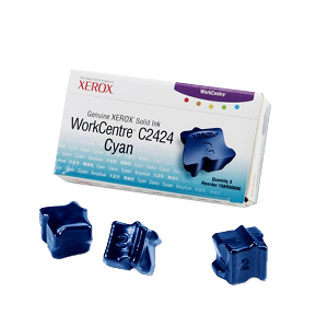 Fuji Xerox Genuine 108R00660 Cyan Ink Sticks - WorkCentre C2424