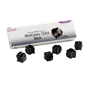 Fuji Xerox Genuine 108R00664 Hi-Yield Black Ink Sticks - WorkCentre C2424
