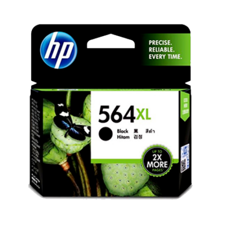 HP Genuine 564XL High Yield Photo Black Ink Cartridge -CB322WA