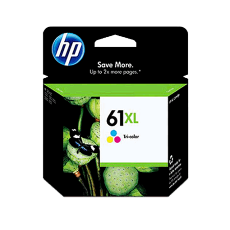 HP Genuine 61XL Tri-Colour Ink Cartridge - CH564WA