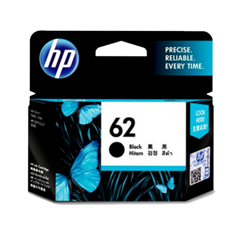 HP Genuine 62 Black Ink Cartridge - C2P04AA
