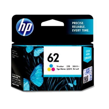 HP Genuine 62 Tri Colour Ink Cartridge - C2P06AA