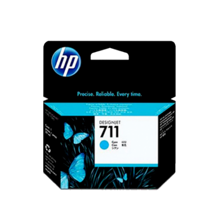 HP Genuine 711 Cyan Ink Cartridge - CZ130A