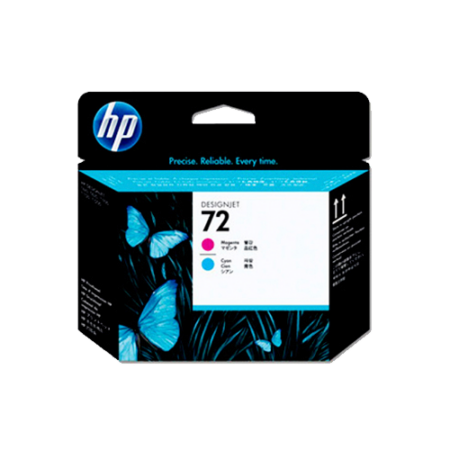 HP Genuine 72 Printhead Magenta / Cyan - C9383A