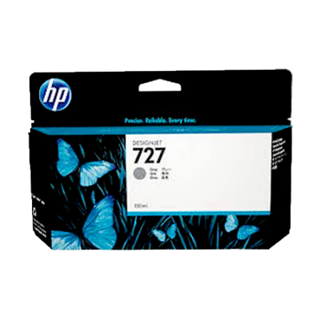 HP Genuine 727 130-ml Grey Designjet Ink Cartridge- B3P24A