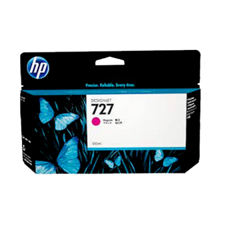 HP Genuine 727 130-ml Magenta Designjet Ink Cartridge- B3P20A