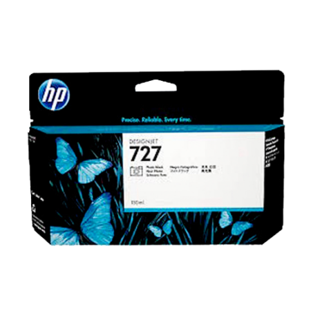 HP Genuine 727 130-ml Photo Black Designjet Ink Cartridge- B3P23A