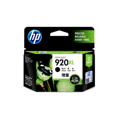 HP Genuine 920XL High Yield Black Ink Cartridge - CD975AA