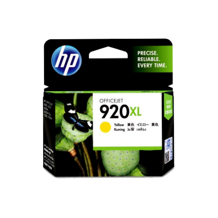 HP Genuine 920XL High Yield Yellow Ink Cartridge - CD974AA