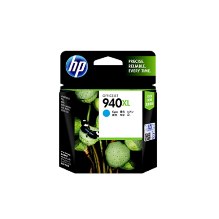 HP Genuine 940xl High Yield Cyan Ink Cartridge - C4907AA