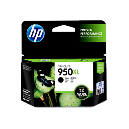 HP Genuine 950XL High Yield Black Ink Cartridge - CN045AA