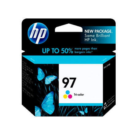 HP Genuine 97 High Yield Tri Colour Ink Cartridge - C9363WA
