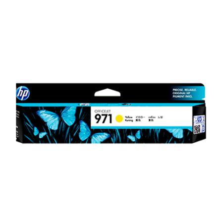 HP Genuine 971 Yellow Ink Cartridge - CN624AA