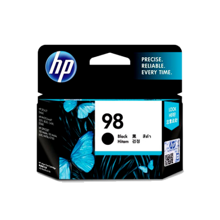 HP Genuine 98 Black Ink Cartridge - C9364WA