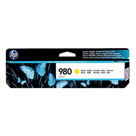 HP Genuine 980 Yellow Ink Cartridge - D8J09A