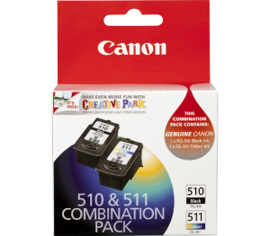 Genuine PG-510 / CL-511 Canon Twin Pack