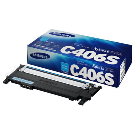 Samsung Genuine CLT-C406S Cyan Toner